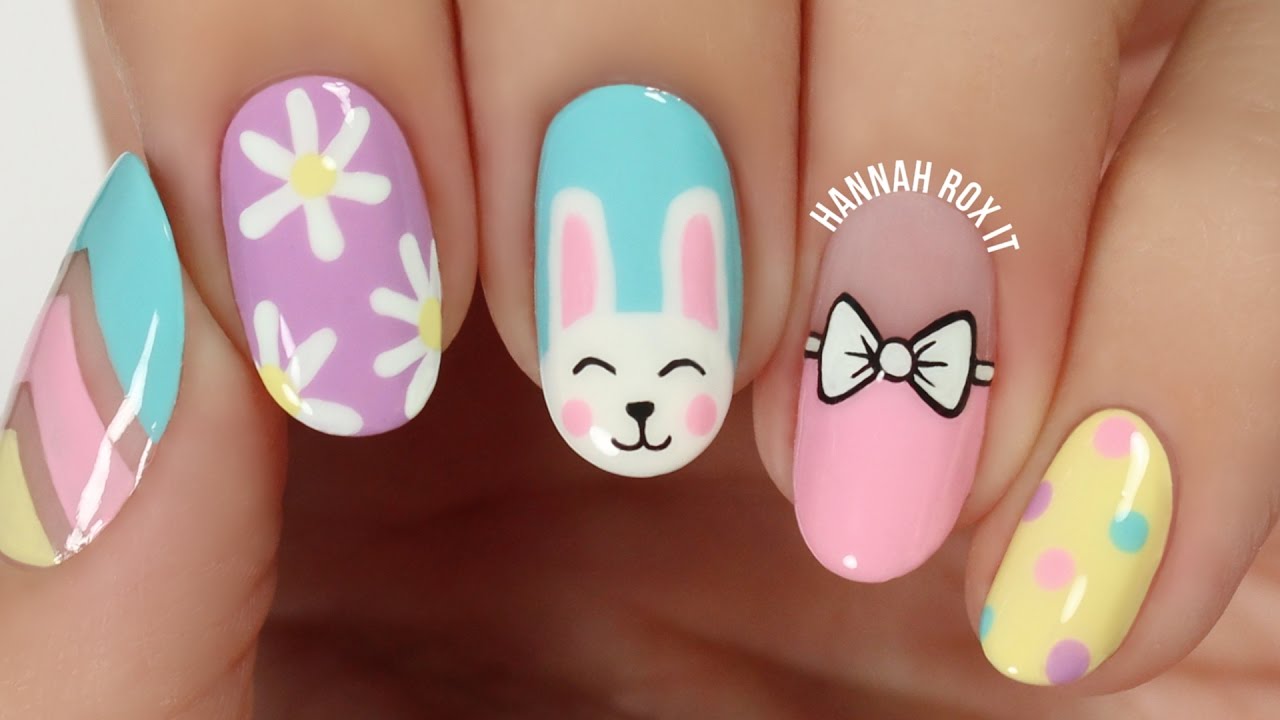 Amazing easter nail designs